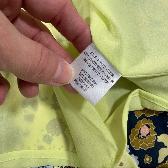 New ModCloth Unique Persona Midi Dress Yellow Navy Floral - Picture 5 of 8